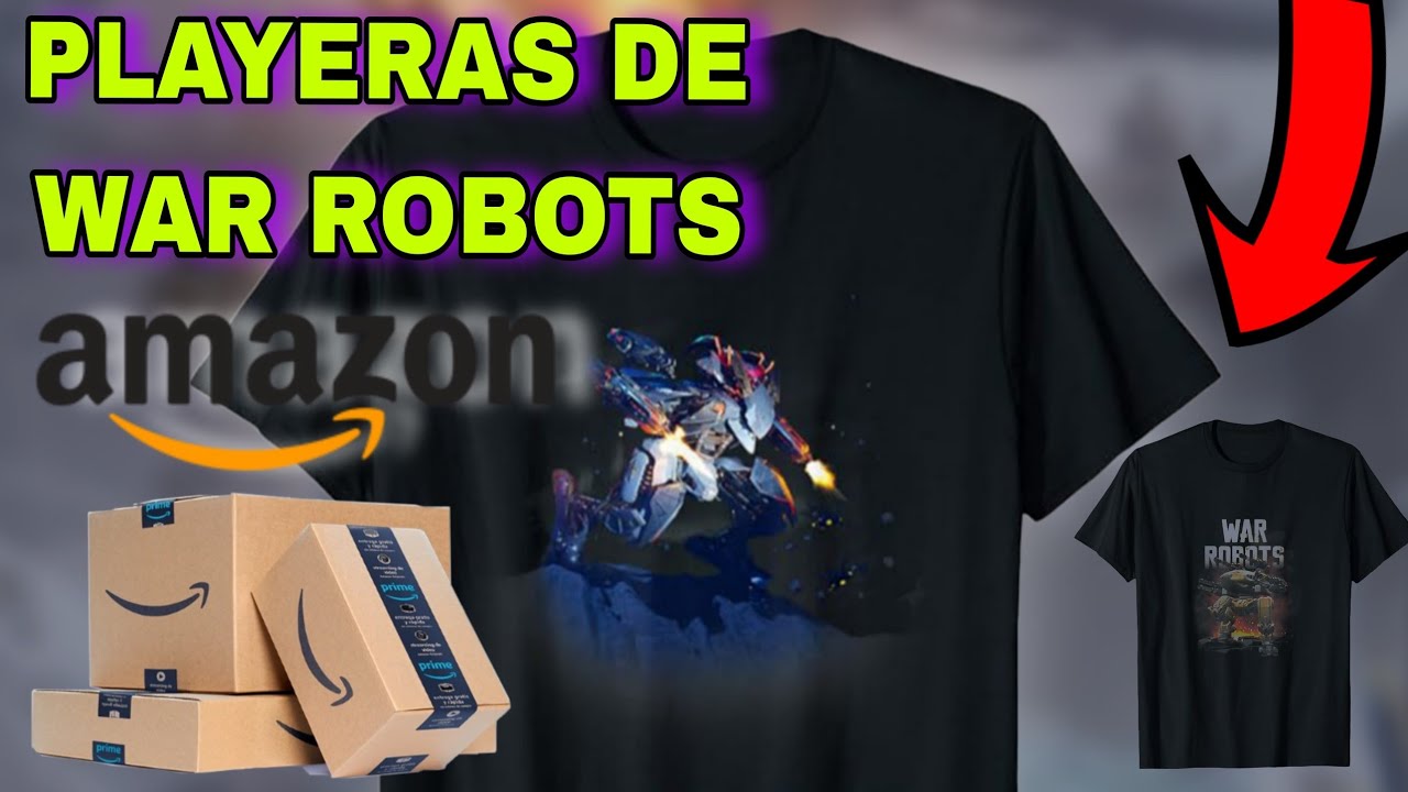 Turb0commander's tweet card. YA PUEDES COMPRAR LA PLAYERA DE WAR ROBOTS😱‼️| PLAYERAS DE WR EN...
