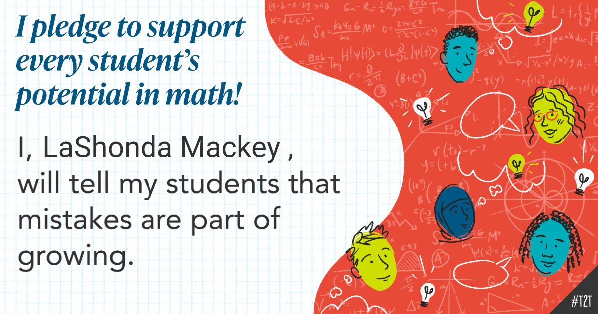 msmackeymath's tweet card. Whether we teach math or not, the way we talk about math matters.