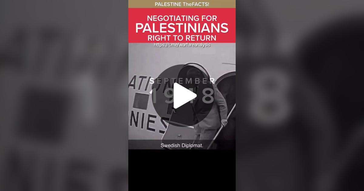 meddya1's tweet card. 4023 likes, 403 comments. “Count Folke #Bernadotte a #Swedish diplomat who was assassinated by Zionist gangs in in Sep 1948”