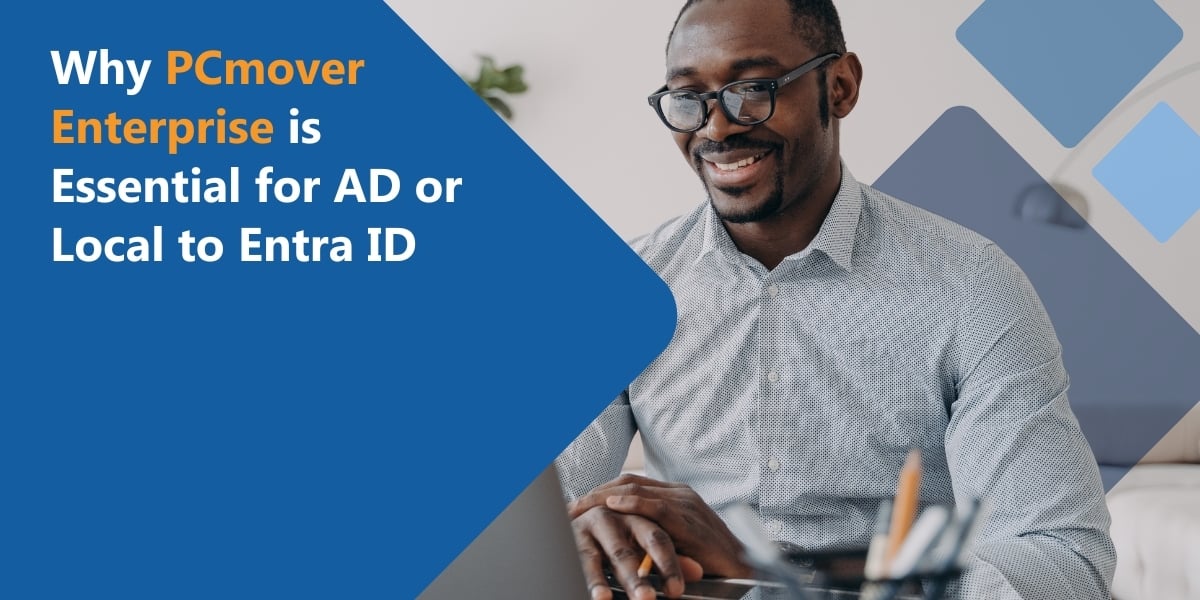 Laplink's tweet card. Discover why PCmover Enterprise outperforms USMT for AD or Local to Entra ID migrations—automated, application-inclusive, and cloud-ready profile transfers.