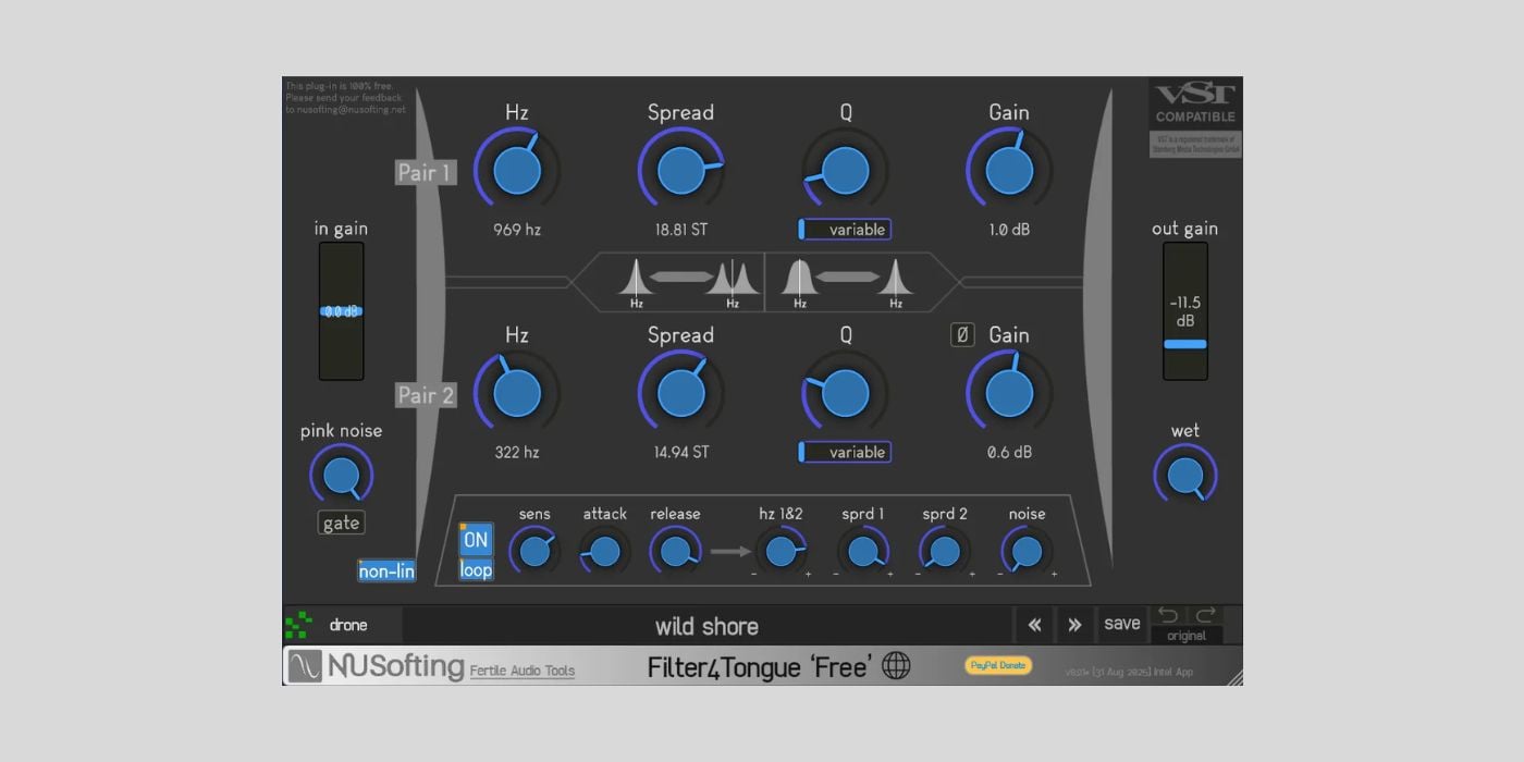 bpblog's tweet card. NUSofting has released Filter4Tongue Free, a creative filter-based effect plugin available as a free download (with optional donations) for Windows. The developer describes Filter4Tongue as a “Hyper...