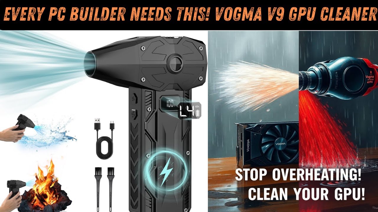 bsdoole's tweet card. Dirty GPU Clean It Like a Pro with Vogma V9 Air Duster!