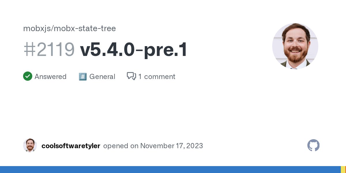 MSTjavascript's tweet card. This is a pre-release version that introduces some new quality-of-life improvements to existing APIs, and possible performance improvements. Please give it a try and let us know what you think! Bre...