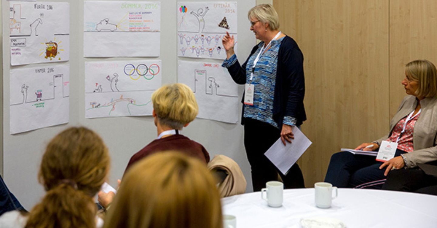 patientsikker's tweet card. Uddan dig til forbedringscoach, lær at facilitere forbedringsarbejde efter Forbedringsmodellen og opbyg kompetencer inden for kommunikation og teamkultur.