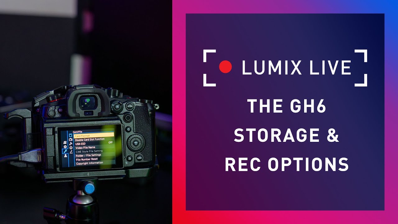 GH5user's tweet card. LUMIX Live : The GH6, Storage solutions, and other recording options