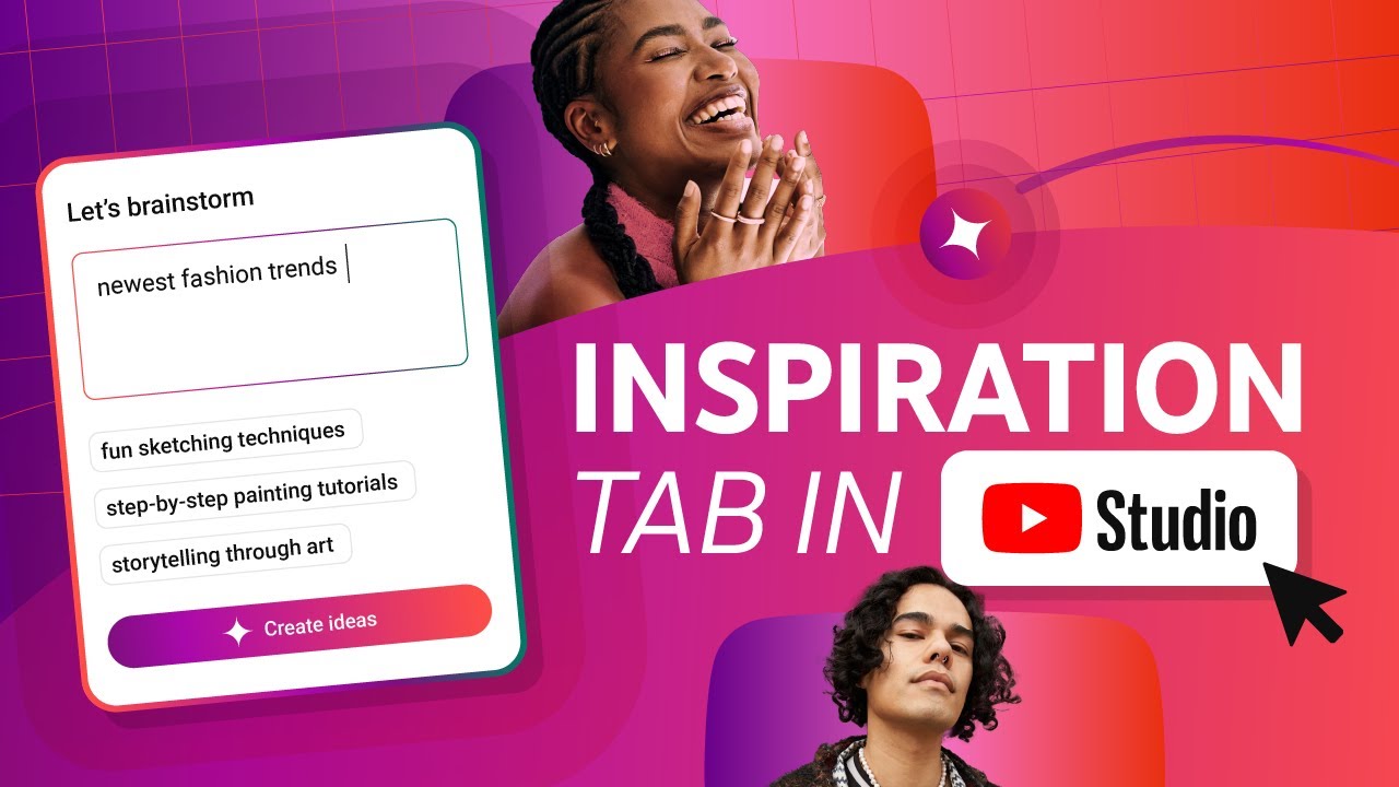 YouTubeCreators's tweet card. Inspiration Tab in YouTube Studio