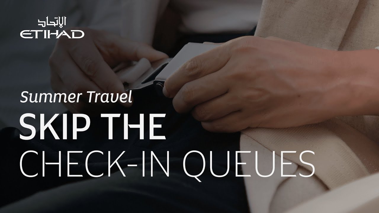 EleniumAuto's tweet card. Skip the Queues this Summer | Etihad