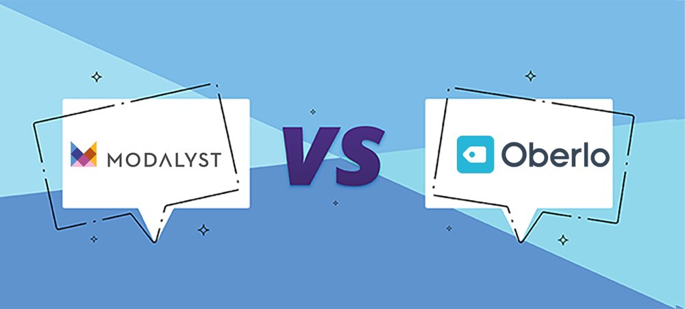 Modalyst's tweet card. If you're wondering which dropshipping plugin to opt for, you need to read this Modalyst vs Oberlo review. Click here to learn more!