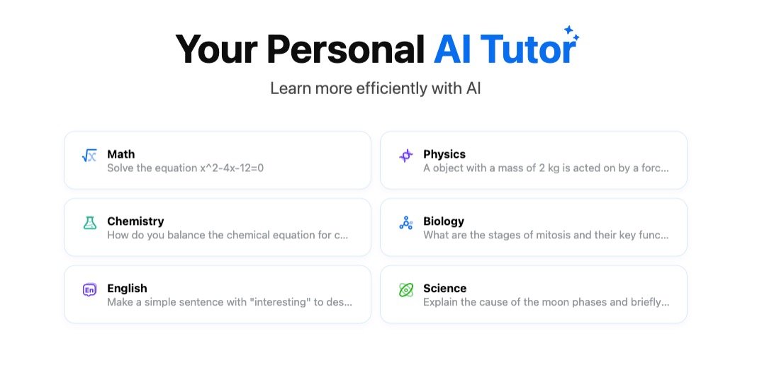 AgentsPointee's tweet card. Quiz GPT is an AI-powered homework helper and quiz creation platform designed to solve and generate quizzes across a wide range of subjects such as math, physics, chemistry, biology, and English. It...