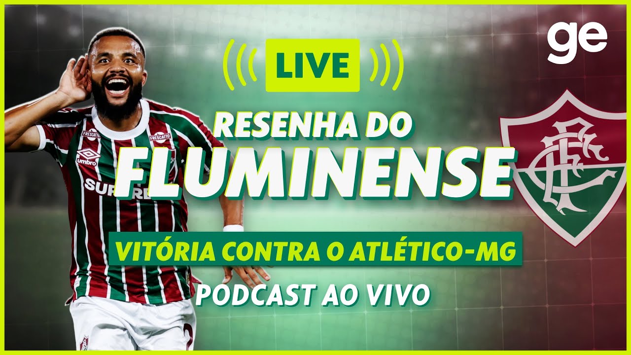 ge_flu's tweet card. AO VIVO! GE FLUMINENSE ANALISA DUELO CONTRA O ATLÉTICO-MG PELO...