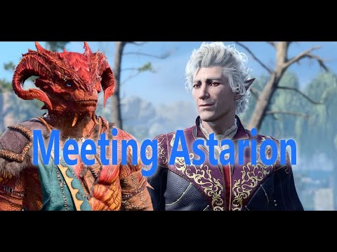 R_and_R_Gaming's tweet card. Baldur's Gate 3, Meeting Astarion, Minisode 2