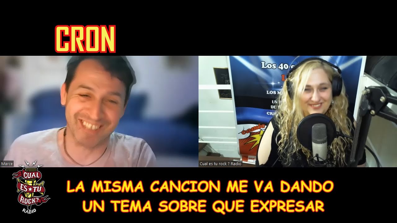 SONIAFUNES's tweet card. CRON en Cual es tu Rock ? #cron #veneno