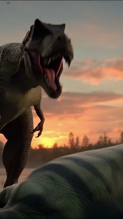 OfPlanet23390's tweet card. T-Rex Defeats Spinosaurus! #shorts