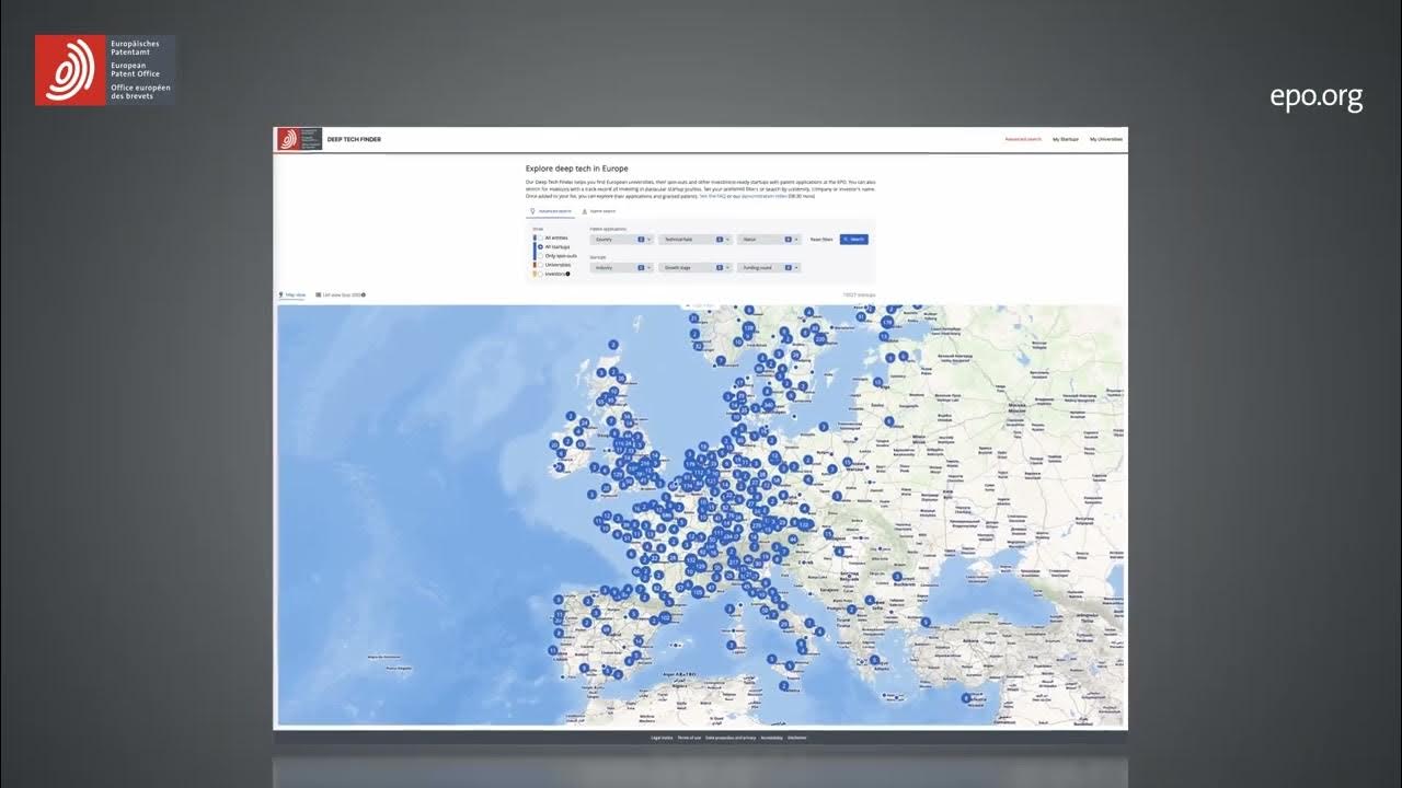 EPOorg's tweet card. Free Deep Tech Finder – how startups can connect with top investors