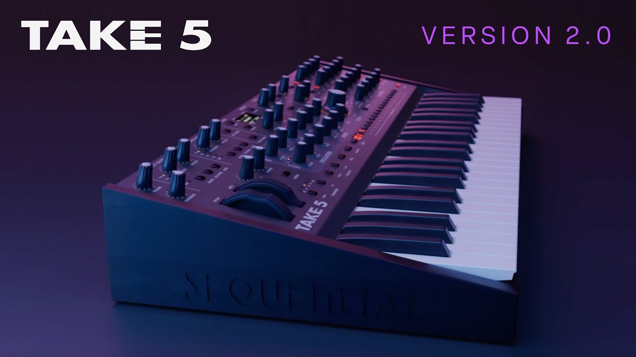sequentialLLC's tweet card. Take 5 Version 2.0 - Double the Sounds + New Synthesis Features