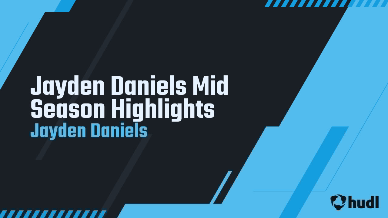 JaydenDanielsFB's tweet card. Jayden Daniels Mid Season Highlights