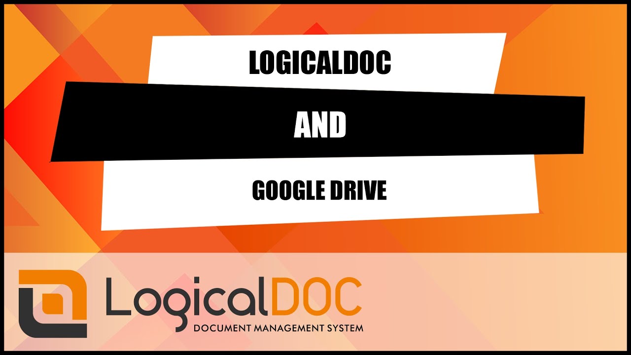 logicaldoc's tweet card. LogicalDOC and Google Drive