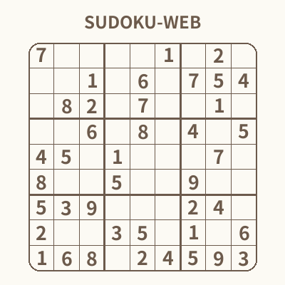 SudokuWebPuzzle's tweet card. SUDOKU-WEB