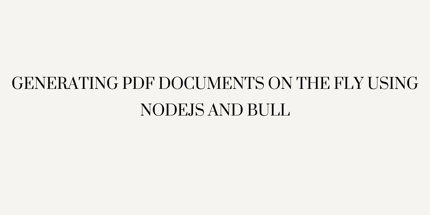 codeforgeek's tweet card. PDF documents are commonly used files in the majority of web applications. PDF documents are used in billing invoices, generating transaction reports,
