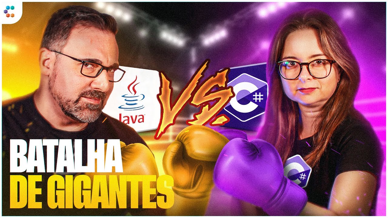 siteCodigoFonte's tweet card. Java vs C# - Batalha de Back-End