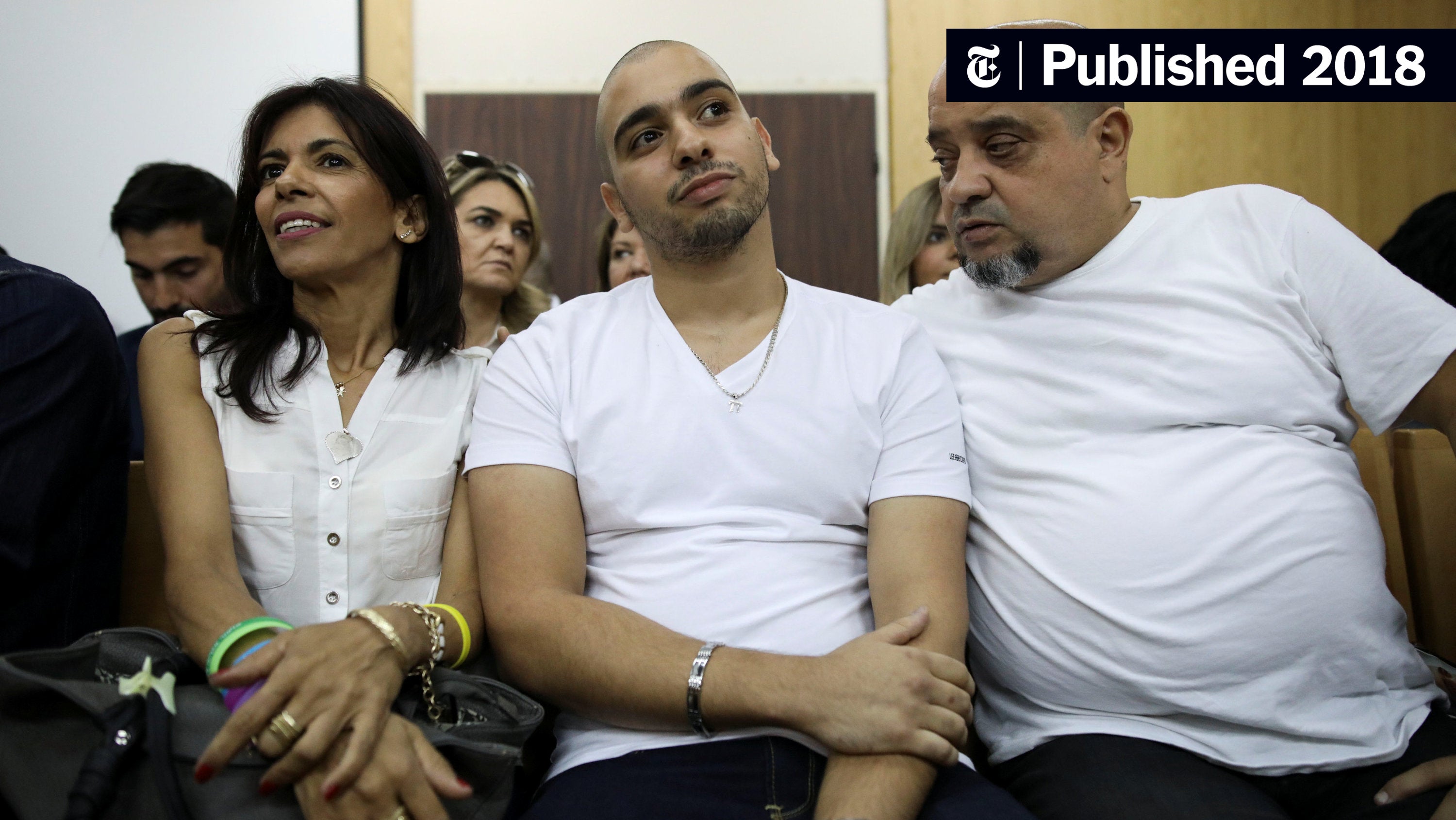 Masmiyeh's tweet card. Elor Azaria, whose case polarized Israel, served about two-thirds of his 14-month manslaughter sentence. He fatally shot a man who had carried out a knife attack.