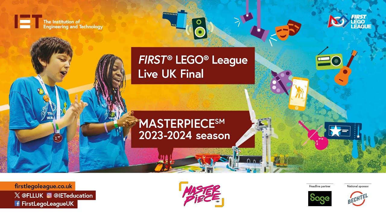 PatrickMcGTeach's tweet card. FIRST LEGO League MASTERPIECE United Kingdom Final 2023/24