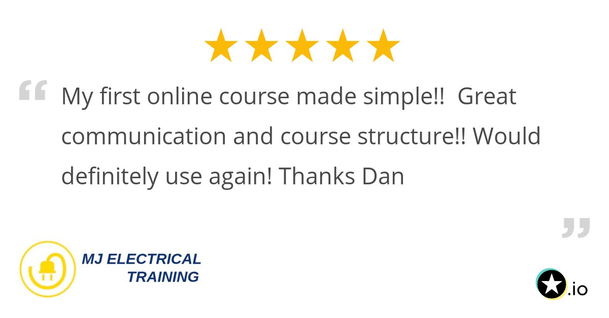 My18thEdition's tweet card. My first online course made simple!! Great communication and course structure!! Would definitely use again! Thanks Dan