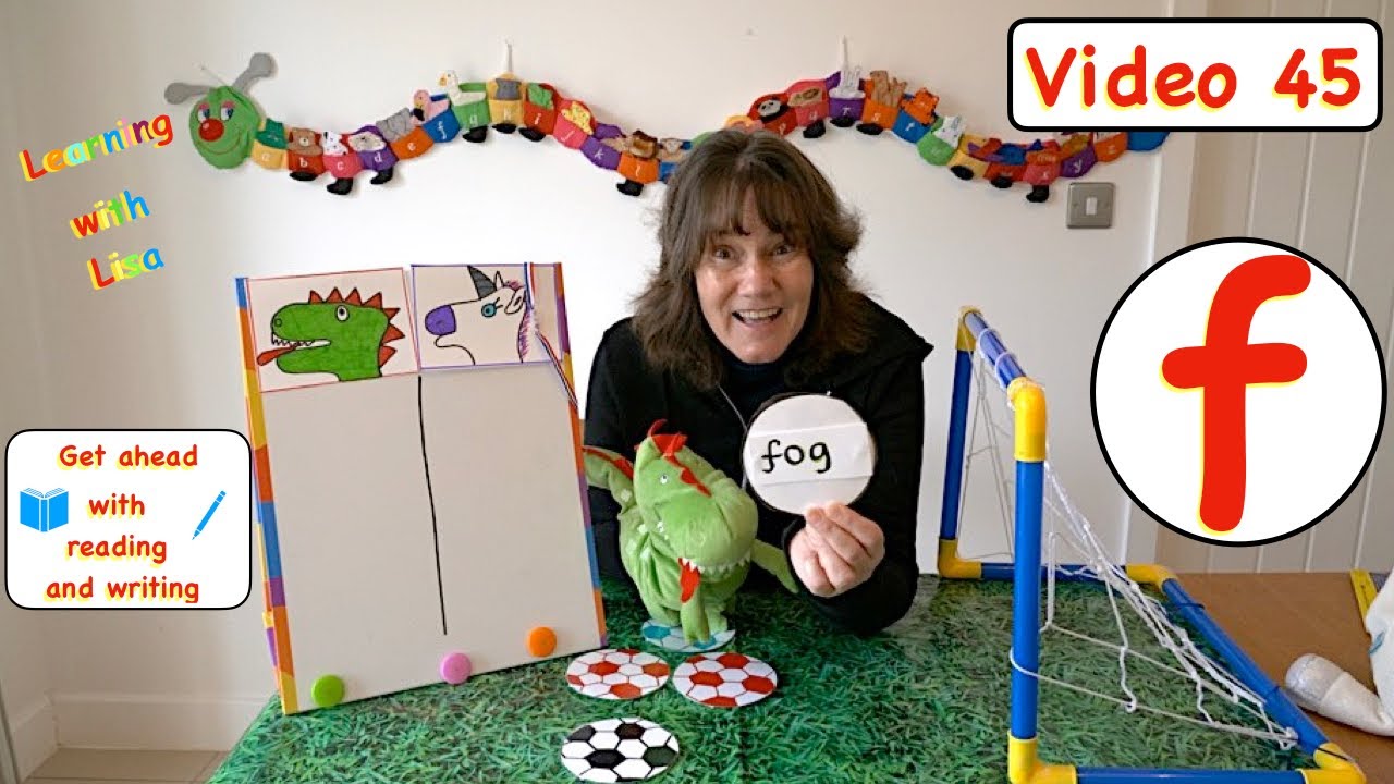 lisa_learning's tweet card. f | Phonics: Phase 2 - Read, write and use ‘f' - VIDEO 45