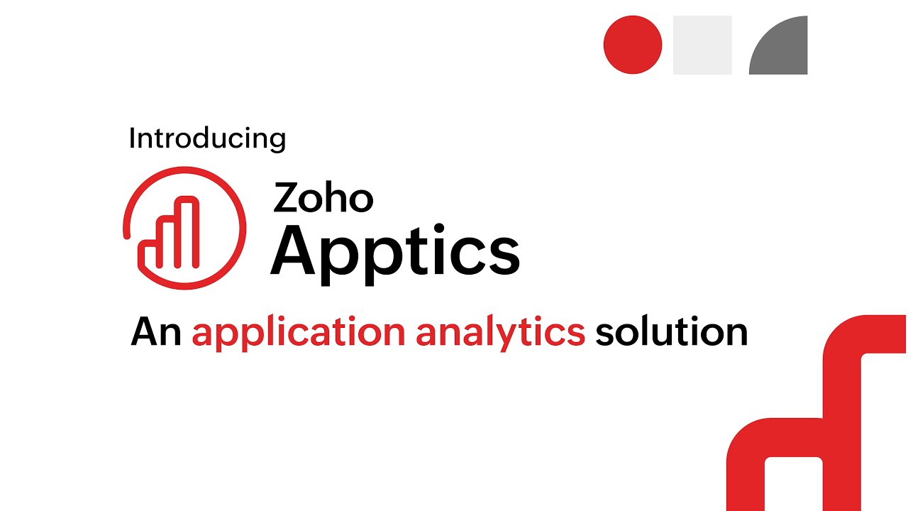 ZohoApptics's tweet card. Privacy-friendly application analytics - Zoho Apptics