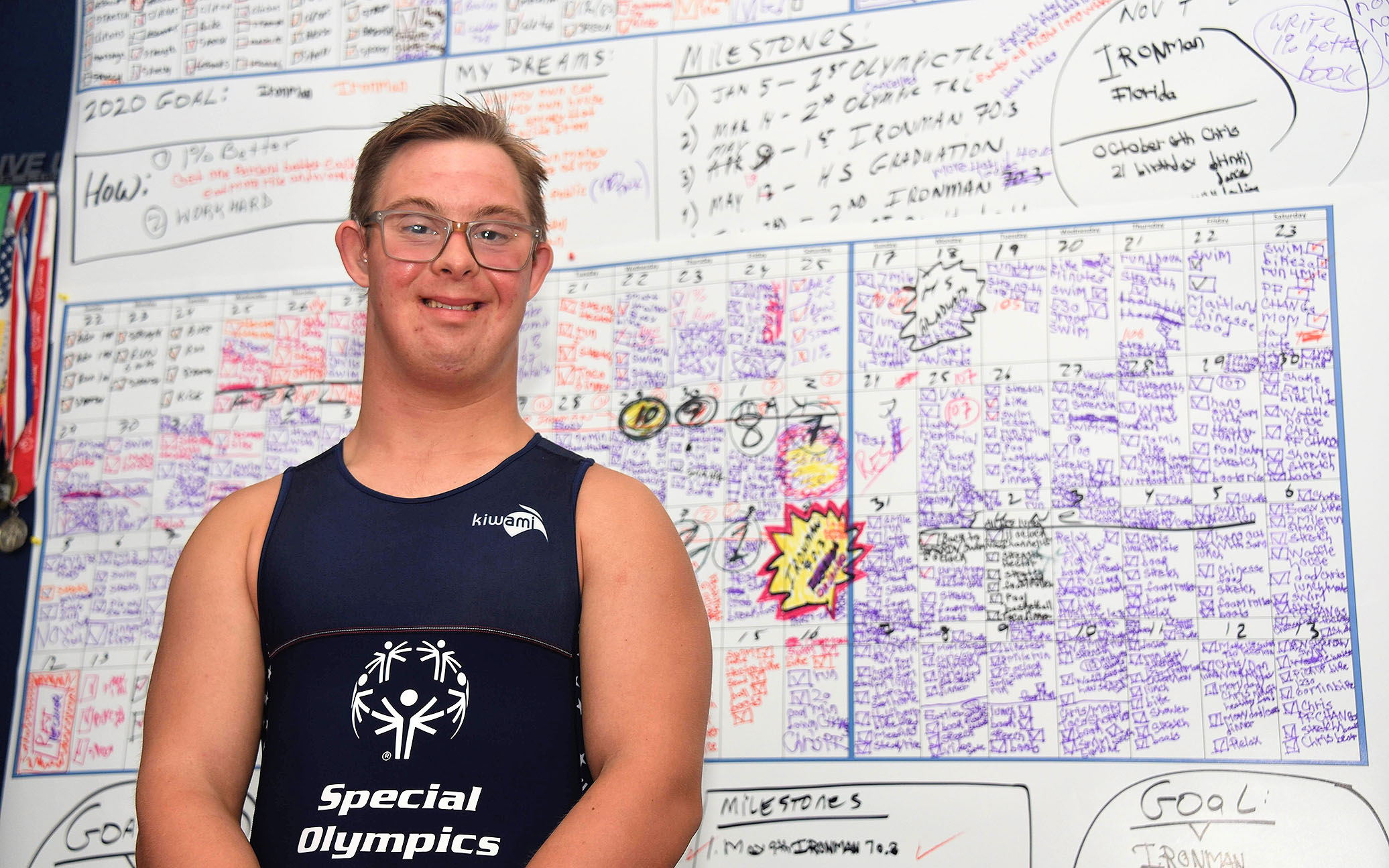HelpThemHope's tweet card. A triathlete who became the first Ironman with Down syndrome will receive a prestigious award from ESPN on national television.