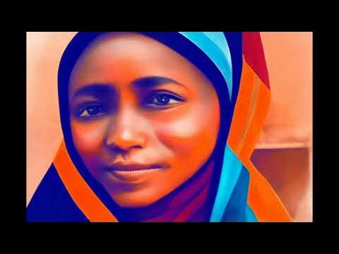 ArtificialMind0's tweet card. UNFPA NFT artwork by artist Cecilie Waagner Falkenstrøm and art-tech...