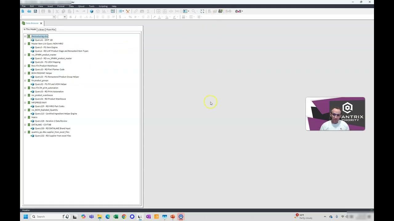 QuantrixAuthor's tweet card. Learn Quantrix Modeler: Data Import Update Order 0339