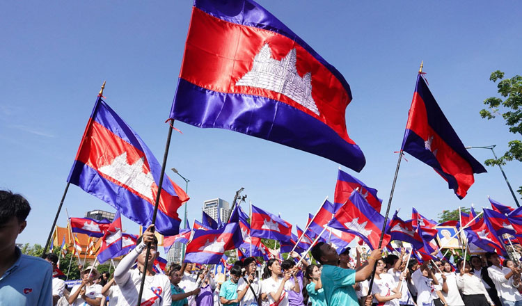 pheaktraneth's tweet card. Hun Manet, Prime Minister of Cambodia, has praised the 150,000 Cambodians who marched in Phnom Penh yesterday in support of the Royal Government and its policy regarding the Cambodian-Thai Border...