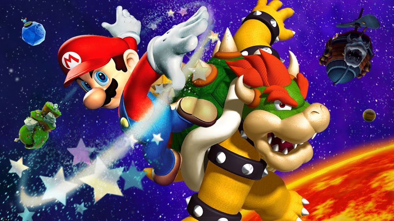 savfoxy21's tweet card. Super Mario Galaxy 2: Infiltrating Bowser's party