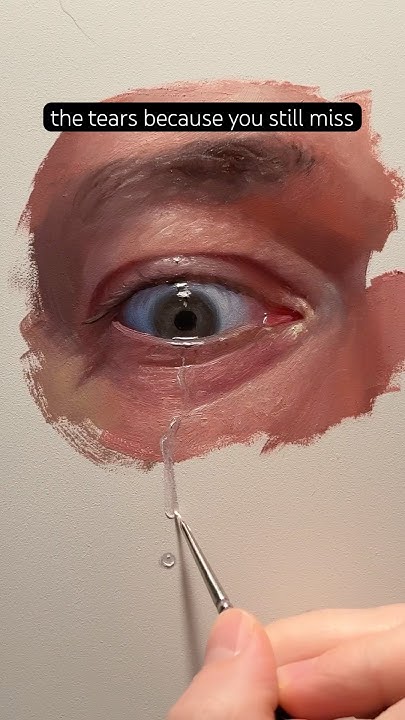 WyzGyzTweets's tweet card. How to paint and eye #art #paintingtutorial #howtopaint #asmr