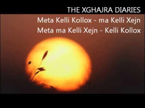 ColinApap's tweet card. THE XGHAJRA DIARIES Meta Kelli Kollox ma Kelli Xejn Meta ma Kelli...