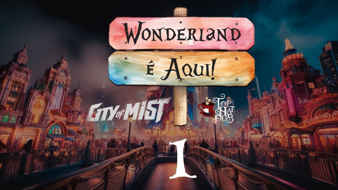 tophatpub's tweet card. Wonderland é aqui! - City of Mist - Sessão 01