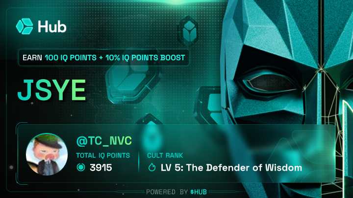 TC_NVC's tweet card. Earn IQ Points by training Hub's AI