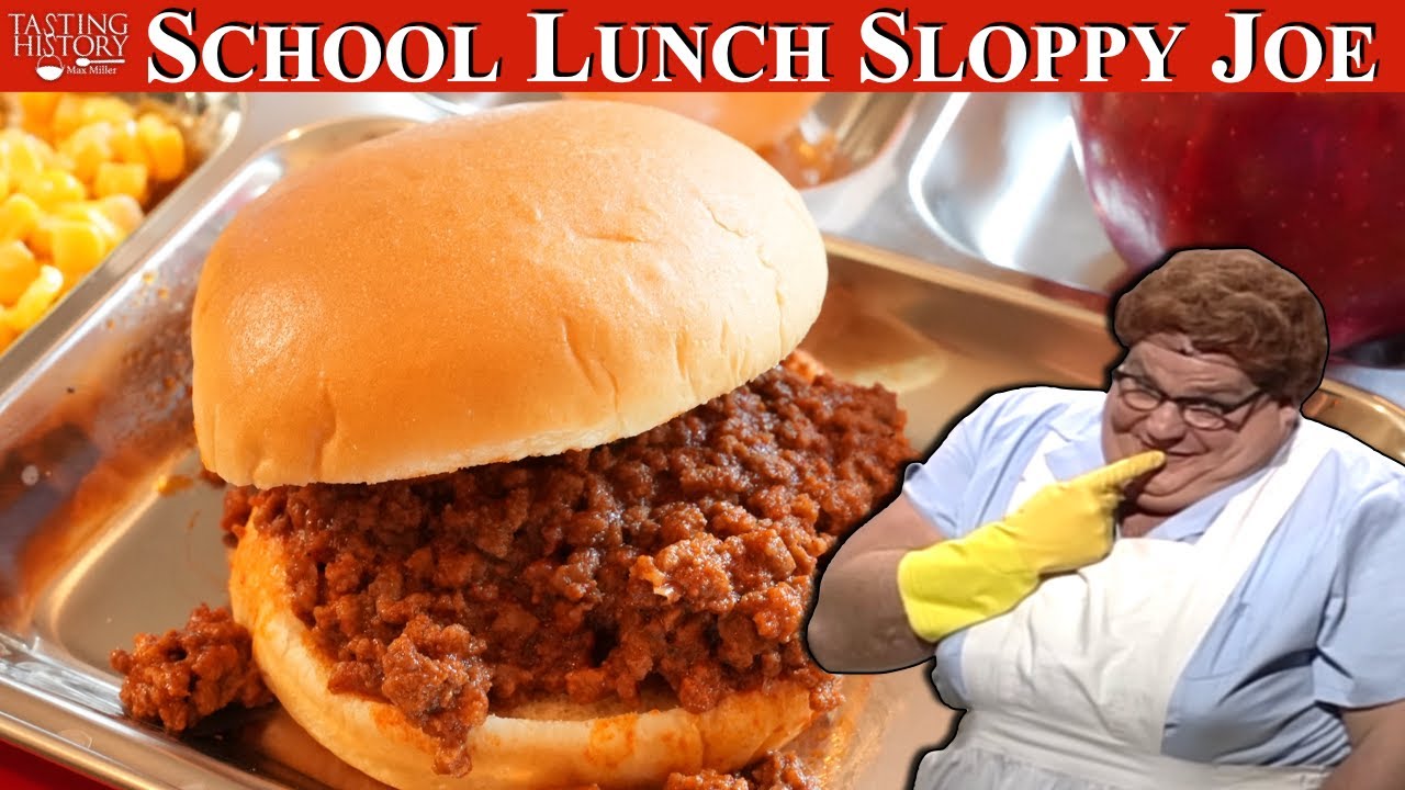 SwiftOnSecurity's tweet card. School Cafeteria Sloppy Joe from the 1980s & '90s