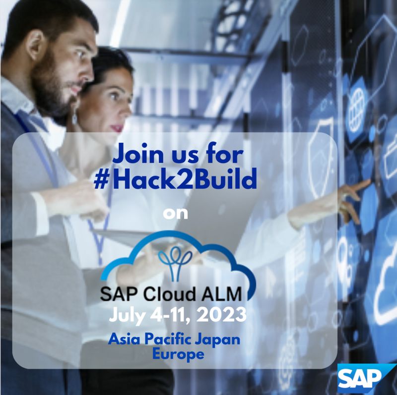 vasanthkumar_c's tweet card. Callout to #SAPPartners who implement and operate intelligent cloud and hybrid business solutions using SAP Cloud ALM. Here’s a chance to work with SAP and build your own accelerators and extensions...