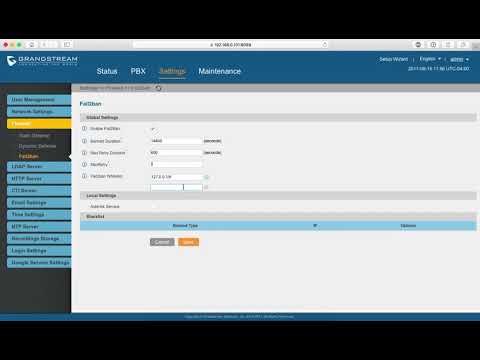 JCMTechnology's tweet card. Grandstream IP PBX - Setup fail2ban - ep110
