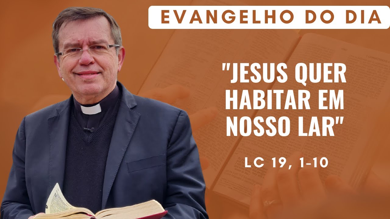 PadreAlberto_'s tweet card. EVANGELHO DO DIA 18/11 (3ª feira): JESUS QUER HABITAR EM NOSSO LAR Lc...