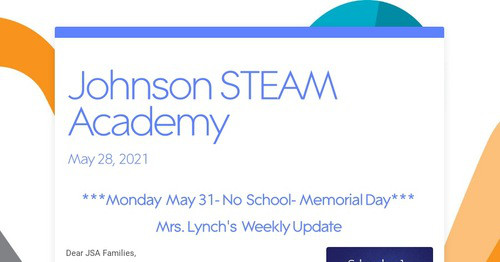 JSAMagnet's tweet card. Johnson STEAM Academy