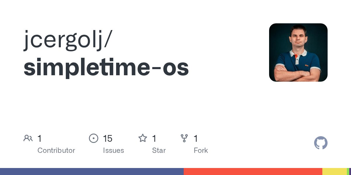 jcergolj's tweet card. Contribute to jcergolj/simpletime-os development by creating an account on GitHub.