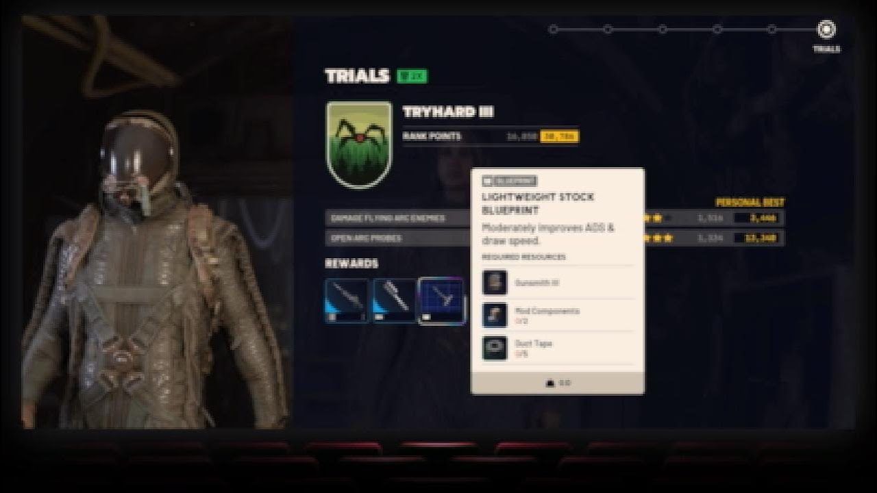 Soulja4life504's tweet card. ArcRaiders "Weekly Trials"