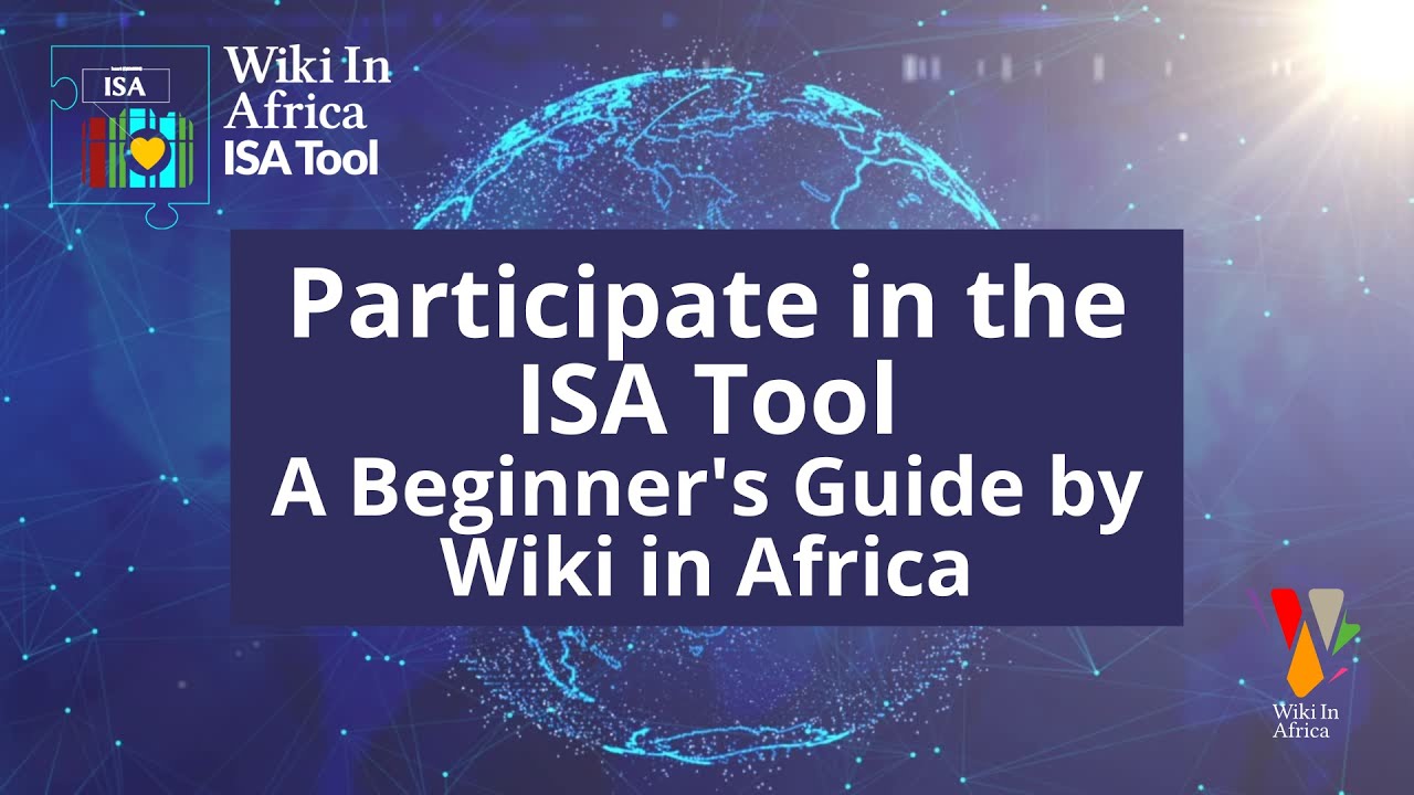 wikiafrica's tweet card. Get Started with the ISA Tool: A Beginner's Guide by Wiki in Africa