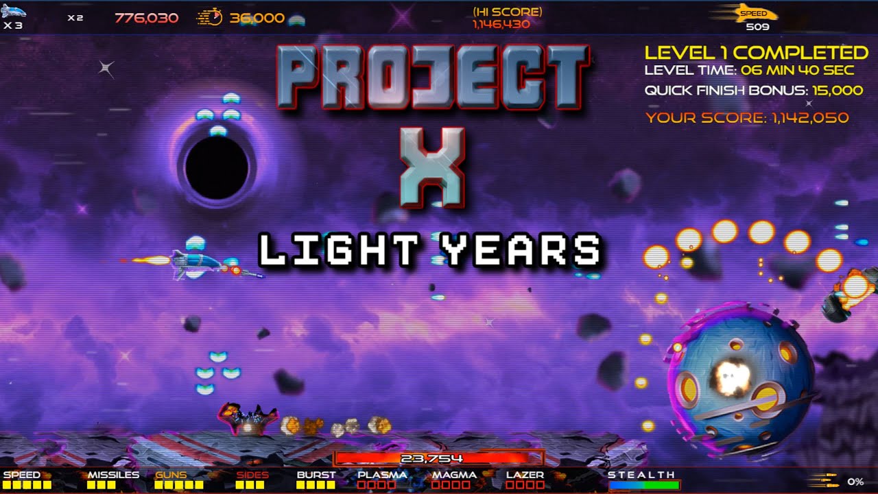 VanAlphenStudio's tweet card. Project X - Light Years Demo: 1992 - Insane - 1,142,050