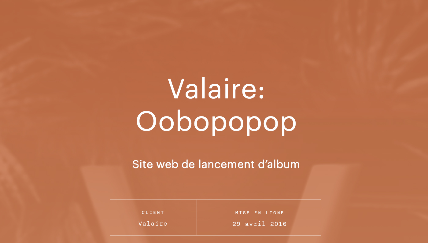 girouxpascal's tweet card. Afin de promouvoir la sortie de ce nouvel album et de révéler en grande pompe se nouvelle identité visuelle, le band veut maintenant se doter d’un site promotionnel. L’objectif est simple: présenter...