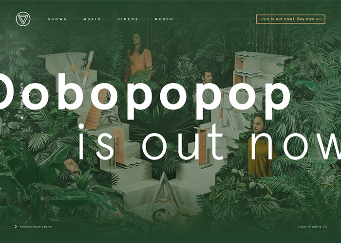 girouxpascal's tweet card. The electro-jazz band Valaire came up with a renewed brand in view of their new album: Oobopopop. To promote it and meet their conversion needs, we crafted...