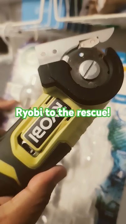 Zoraiz89's tweet card. Using the #PowerCutter #USB tool by #Ryobi to cut a #box to the right...